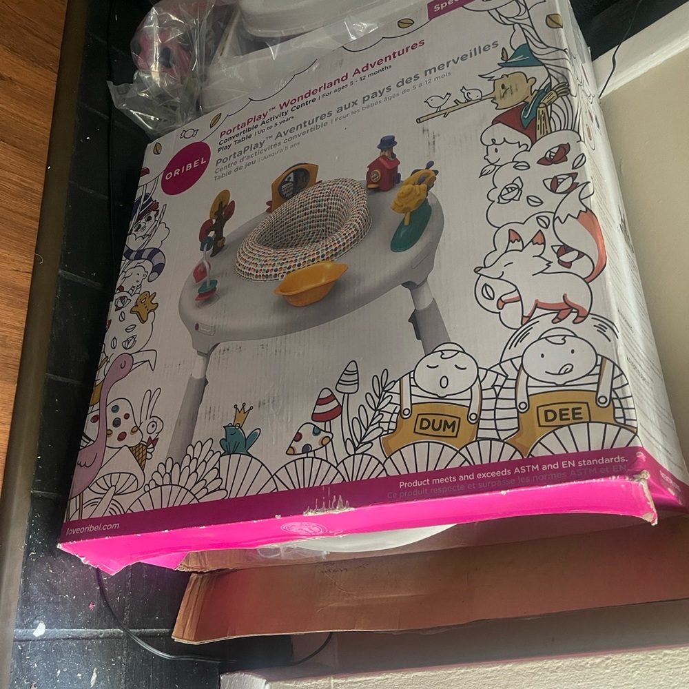 Oribe Wonderland Adventures Play Table - Pink and White